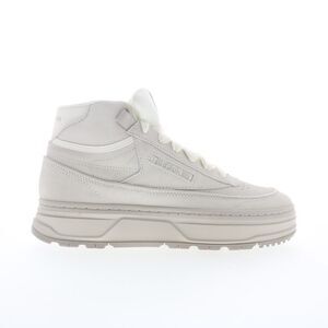 Reebok Womens Club C Geo Mid Beige Shoes (NWT)